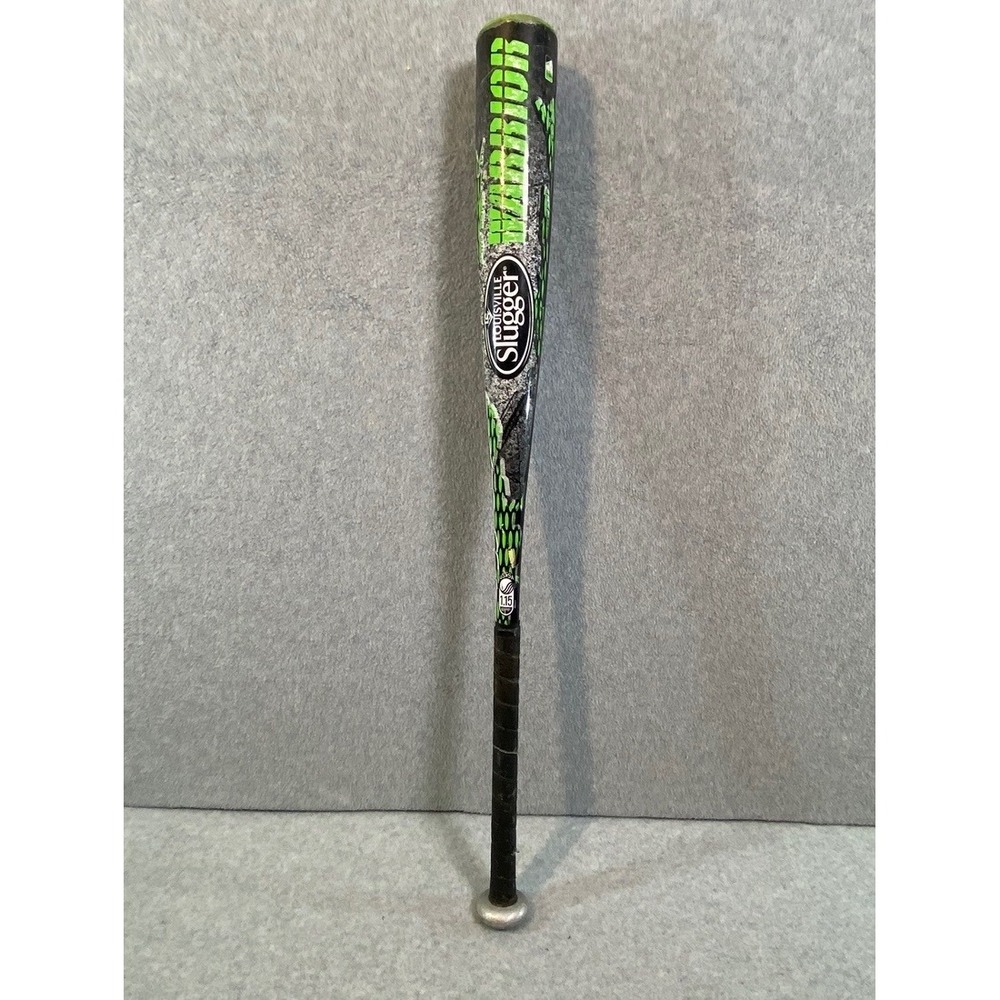 Louisville Slugger Warrior Baseball Bat 30in 21oz Black Green Team Sports EUC